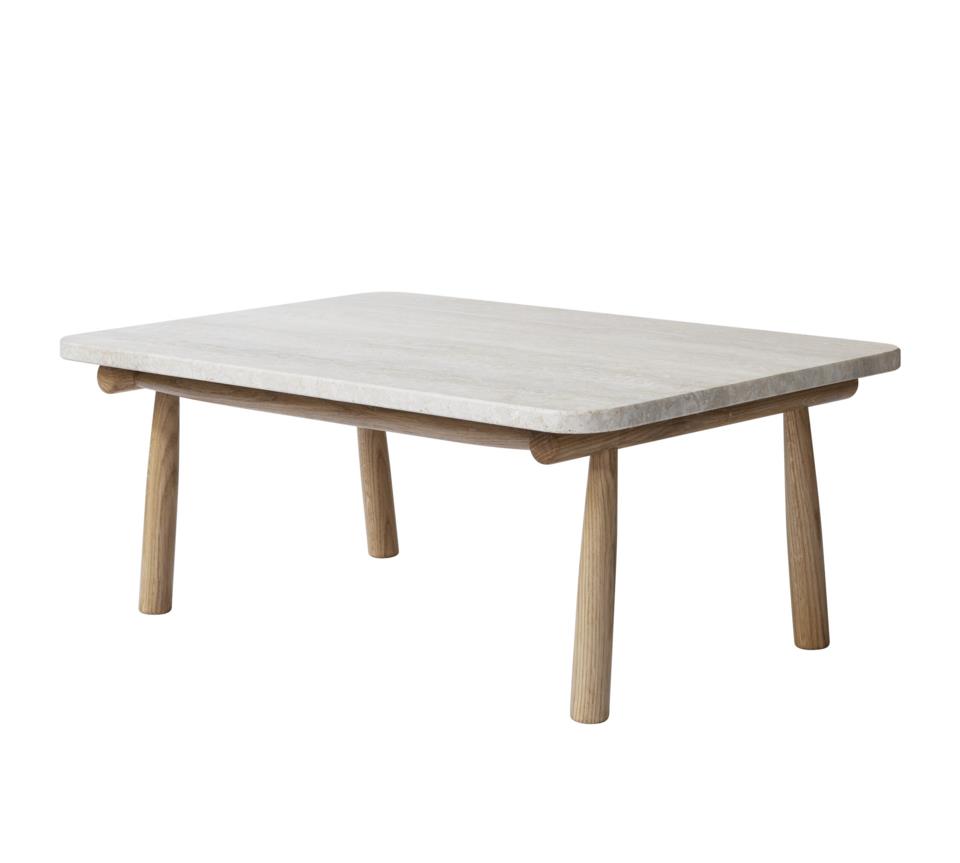Domus bord oljet eik travertine romano