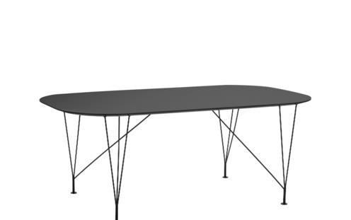 Inter spisebord black black