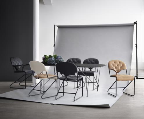 Inter spisebord black black