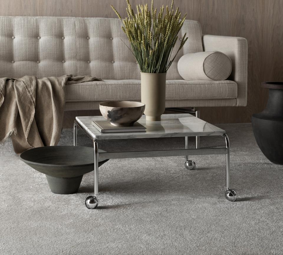 Karin bord carrara marmor, hvit